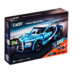 Конструктор CaDA спортивный автомобиль Honour, инерционный (377 деталей) - C52025W