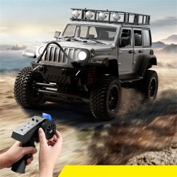 Радиоуправляемая машина внедорожник MN MODEL Wrangler RTR 4WD масштаб 1:12 2.4G - MN-128|SILVER