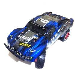Радиоуправляемая машина шорт-корс Remo Hobby Short 1:8 Brushless 9emu 4WD RTR 2.4G - RH8025-BLUE