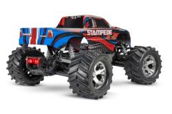 Радиоуправляемый монстр TRAXXAS Stampede TQ Fast Charger Blue 4x4 4WD RTR масштаб 1:10 2.4G - TRA67054-61-R
