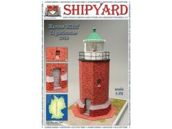 Сборная картонная модель Shipyard маяк Rotes Kliff Lighthouse (№87), 1/72 - ML087