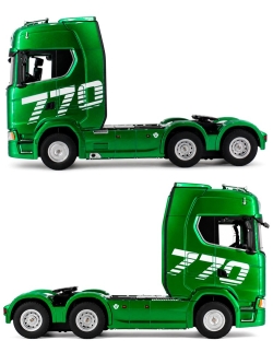 Радиоуправляемый тягач Scania HUINA масштаб 1:18 - HN1501-GREEN