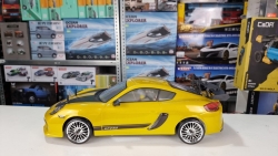 Радиоуправляемая машина для дрифта HSP Flying Fish 1 масштаб 1:10 4WD 2.4G 718 Cayman GT4 - 94123|GT4-03 Yellow