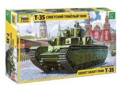 Модель сборная ZVEZDA Советский танк Т-35, 1/35