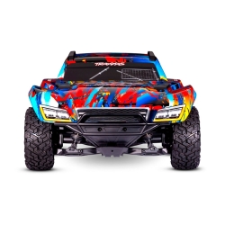 Радиоуправляемая машина шорт-корс Traxxas Maxx Slash 1:10 4WD 6S Brushless RTR c аппаратурой TQi™ 2.4 GHz TSM (цвет Рок-н-Ролл) - TRA102076-4-RNR