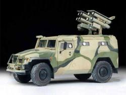 Модель сборная ZVEZDA Бронеавтомобиль ГАЗ ТИГР с ПТРК Корнет-Д , 1:35