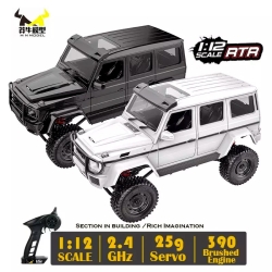 Радиоуправляемая машина MN MODEL внедорожник G500 Гелик (белый) RTR 4WD масштаб 1:12 2.4G - MN-86|WHITE