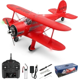 Радиоуправляемый самолет WLtoys Beech D17S RTF 2.4G - XK-A300-RED