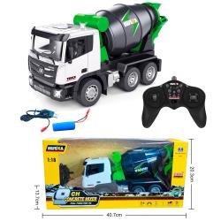 Радиоуправляемый грузовик бетономешалка HUI NA TOYS масштаб 1:18 2.4G - HN1557