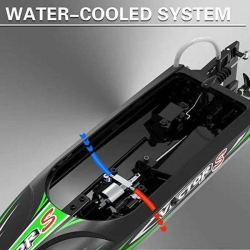 Радиоуправляемый катер Volantex RC Vector S черный Brushless 2.4G LiPo RTR - EXA79704RBLK