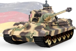 Радиоуправляемый танк Heng Long King Tiger (Германия) Upg V7.0 масштаб 1:16 RTR 2.4G - 3888A-1Upg V7.0