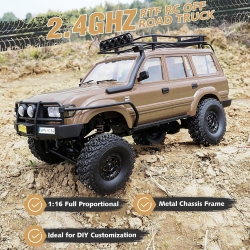 Радиоуправляемая машина WPL C54-1 (желтая) 4WD 2.4G 1/16 RTR Land Cruiser - C-54-1-Y