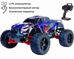 Радиоуправляемая машина монстр Remo Hobby MMAX UPGRADE 4WD RTR 1:10 2.4G - RH1035UPG-BLUE