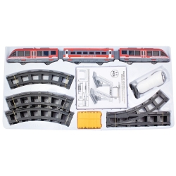 Железная дорога с пультом управления (длина полотна 351 см, свет, звук) - LQ-2811Y