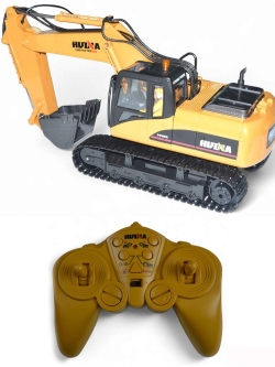 Радиоуправляемый экскаватор HUI NA TOYS 2 в 1 масштаб 1:14 2.4G - HN1535-70