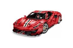Радиоуправляемый конструктор CaDA MASTER споркар Italian Super Car, красный 1/8 (3187 деталей) - C61042W