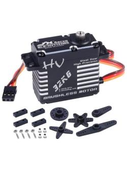 Сервомашинка цифровая JX Servo BLS-HV7132MG (71г/32.5/0.07/7.4V) бесколлекторная, Full metal BLS-HV7132MG
