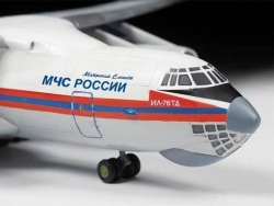 Модель сборная ZVEZDA Российский десантный самолет Ил 76 МЧС России, 1:144