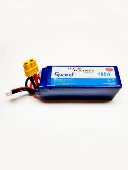 Аккумулятор Li-Po Spard 1800mAh, 22,2V, 75C, XT60 - YT020