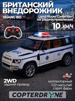 Радиоуправляемая машина HB Land Rover Defender 1:22 металл - HCL-3610-WHITE