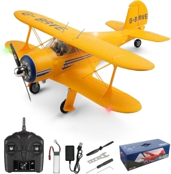 Радиоуправляемый самолет WLtoys Beech D17S RTF 2.4G - XK-A300-YELLOW