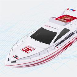 Радиоуправляемый скоростной катер Heng Long 3837 (красный) 2.4G RTR - 3837-R