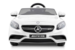 Детский электромобиль Mercedes Benz S63 LUXURY 2.4G - White - HL169-LUX-W