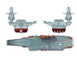 Модель сборная ZVEZDA Крейсер "Адмирал флота Кузнецов», под. набор, 1:720