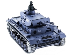Радиоуправляемый танк Heng Long Panzerkampfwagen III (Германия) Pro V7.0 масштаб 1:16 RTR 2.4G - 3848-1Pro V7.0