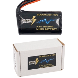 Аккумулятор Speed Storm Li-ion 18650 7.4V 3000 mAh разъем XT30 - SS-2S3000-XT30