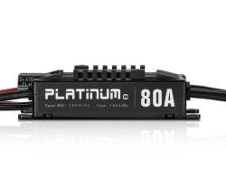 Бесколлекторный регулятор Hobbywing Platinum 80A-V4 (80A-100A, Aircraft, Heli) - HW-30203200