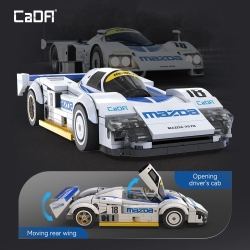 Конструктор CaDA спортивная машинка MAZDA 787B (#18) 1991 1/24 (242 детали) C55029W