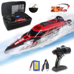 Радиоуправляемый катер HJ Toys Red SpeedBoat с сумкой (36 см, 25 км/ч) - HJ808-A1-BAG