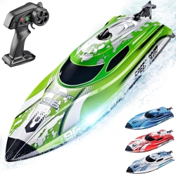 Радиоуправляемый катер CS Toys Wander (30 см, LED, 25 км/ч) - HJ820-GREEN