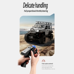 Радиоуправляемая машина внедорожник MN MODEL Wrangler RTR 4WD масштаб 1:12 2.4G - MN-128|SILVER