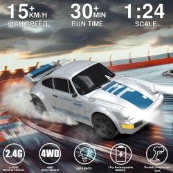 Радиоуправляемая машина для дрифта NQD Porsche 911 GT RS 4WD 1:24 - 757-4WD33A