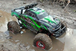 Радиоуправляемая машина монстр FY XKing 4WD RTR масштаб 1:12 2.4G - FY-05-G Green