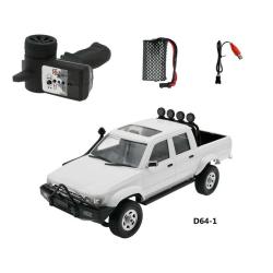 Радиоуправляемая машина WPL пикап Hilux Crew Cab (белая) 4WD 2.4G 1/16 RTR - D-64-1