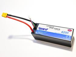 Аккумулятор Li-Po Spard 4200mAh, 14.8V, 50C, XT60, Hardcase для автомоделей 1/10, 1/8 - YT9636120EHS