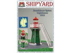 Сборная картонная модель Shipyard маяк Lighthouse Bunthauser Spitze (№24), 1/72 - ML024