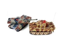 Танковый бой Huan Qi HQ 558 Tiger vs Abrams масштаб 1:24