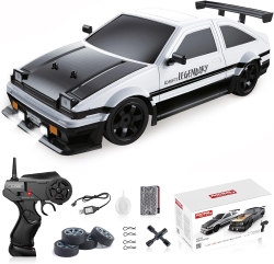 Радиоуправляемая машина для дрифта HB Toyota AE86 (4WD, свет, пар, акб, 1:16) - SC16A03-1