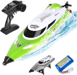 Радиоуправляемый катер HJ806B RTR 2.4G зеленый - HJ806B-G
