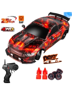 Радиоуправляемая машина для дрифта HB Ford Mustang (4WD, свет, пар, акб, 1:16) - SC16A11