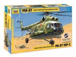 Модель Сборная ZVEZDA Советский многоцелевой вертолёт Ми-8Т, 1:72