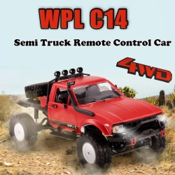 Радиоуправляемая машина краулер WPL 4WD RTR масштаб 1:16 2.4G - WPLC-14-Red