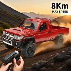 Радиоуправляемая машина MN MODEL, внедорожник Land Cruiser масштаб 1:12, 2,4 ГГц, RTR, 4WD - MN-82 Red
