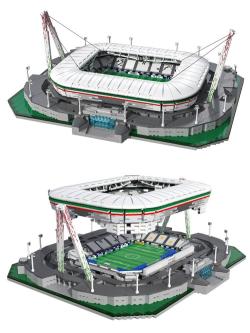 Конструктор CaDA Большой футбольный стадион Ювентус Allianz Stadium, 3638 элементов - C66021W