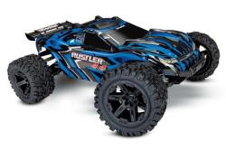Радиоуправляемая трагги Traxxas Rustler 4X4 4WD RTR масштаб 1:10 2.4G TRA67064-1-BL