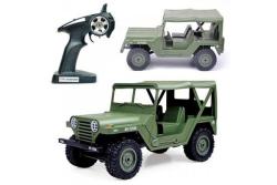 Радиоуправляемый мини-внедорожник Heng Long U.S. M151 Jeep 4WD RTR 1:14 2.4GHz - HL3853C